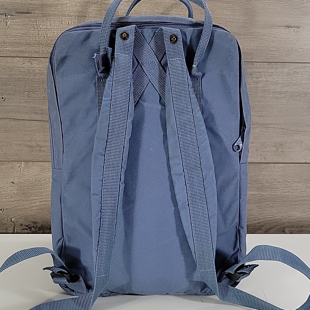 Fjallraven Kanken Rusty Blue Canvas Backpack - Picture 6 of 16